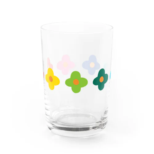 RAINBOW FLOWER Water Glass