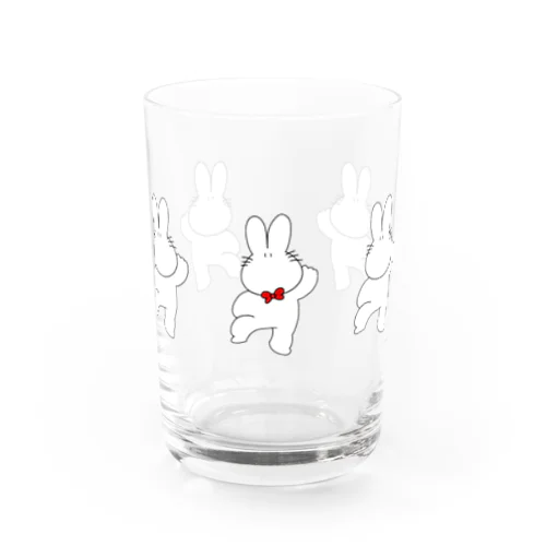 ダンシングなうさぎ Water Glass