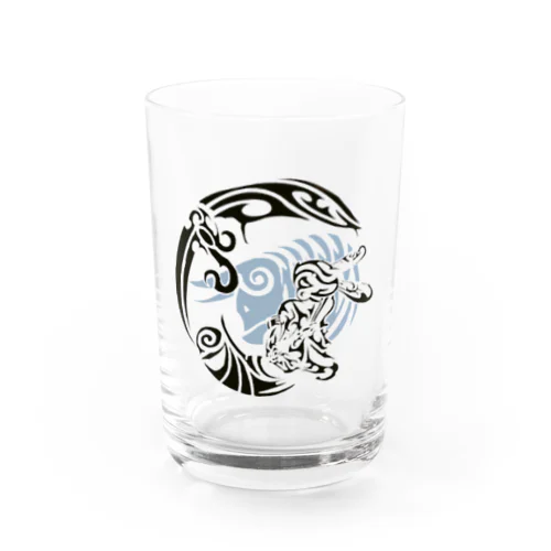 トライバルデザイン(ウサギ・ウシ) グラス