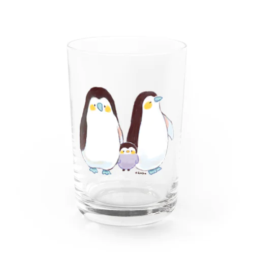 はさまれるペンちゃん Water Glass