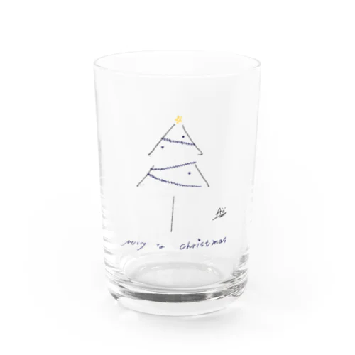 merryなchristmas Water Glass