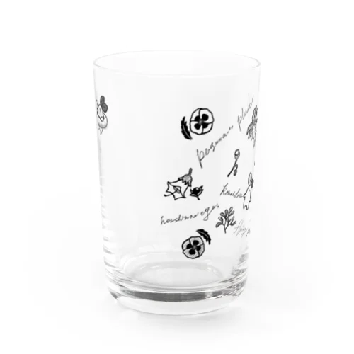 魔女の飛行薬と浮かぶコマンドラ Water Glass