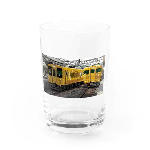 115系電車(からし色) Water Glass