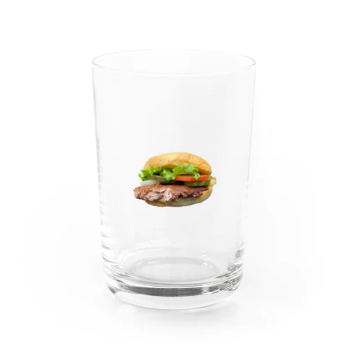 アメリカのハンバーガー Water Glass
