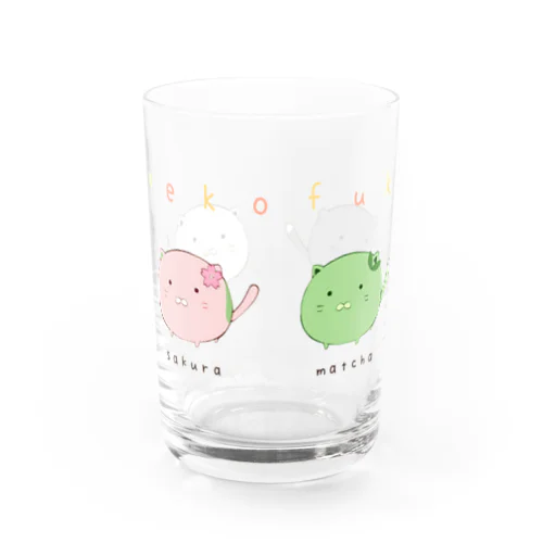 もちもちねこふく Water Glass