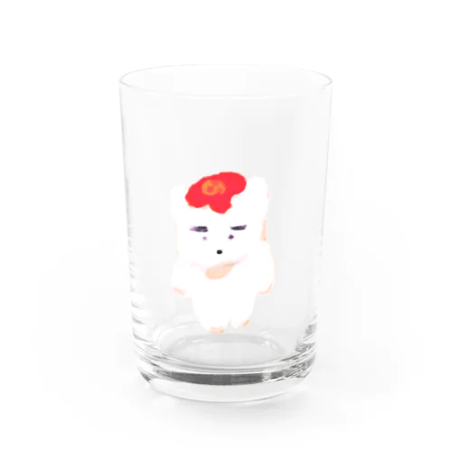 お花ねこ Water Glass