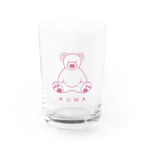 ゆるKUMA Water Glass