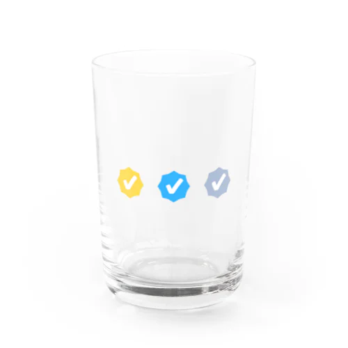 あなたの認証バッジはどれ？ Water Glass