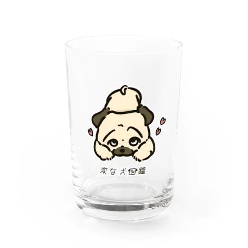 No.168 アザトイーヌ[1] 変な犬図鑑 Water Glass