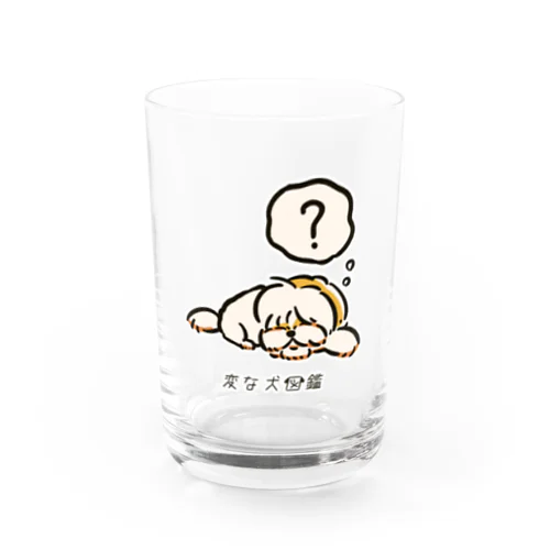 No.184 ネゴトイイーヌ[3] 変な犬図鑑 Water Glass