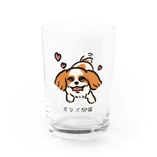 No.186 キタクフイウチーヌ[1] 変な犬図鑑 Water Glass