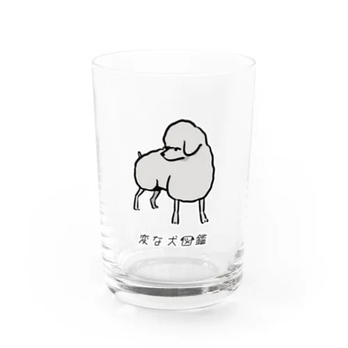 No.210 ヒツジーヌ[1] 変な犬図鑑 Water Glass