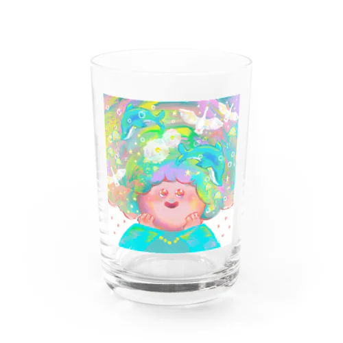 夢見るアフロちゃん Water Glass