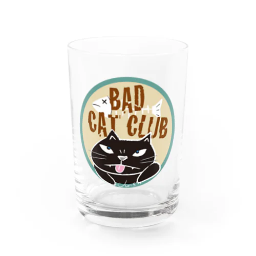 BAD CAT CULB Water Glass