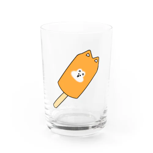 変形アイス 柴犬 Water Glass