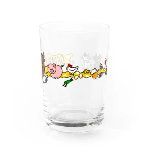 吐いてる猫 Water Glass