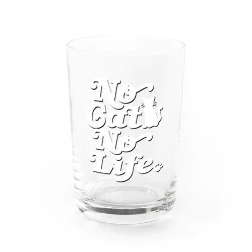 NO CAT NO LIFE ノーキャットノーライフ 猫好き 愛猫家 猫 CAT NEKO にゃん ネコ Water Glass