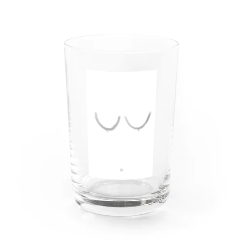 乳とヘソ Water Glass
