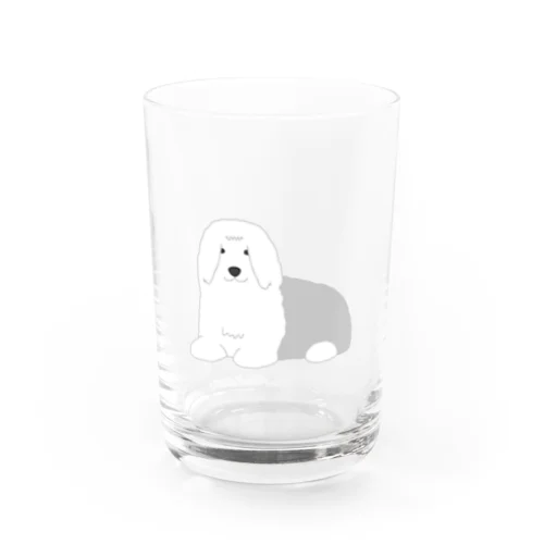 オールドイングリッシュシープドッグ2 Water Glass