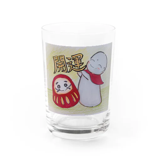 開運おじぞうさん Water Glass