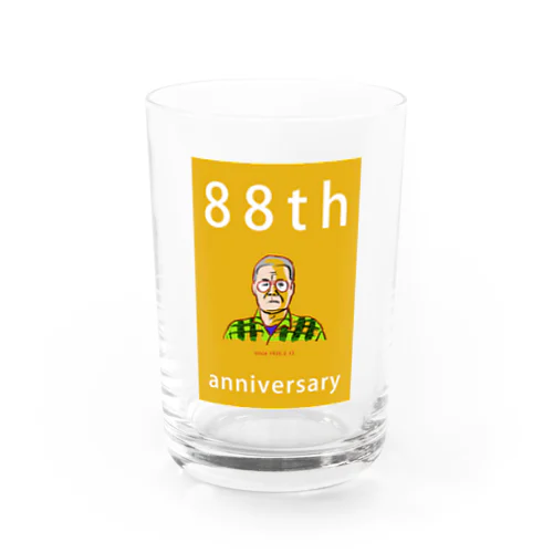 88th anniversary limited item Water Glass