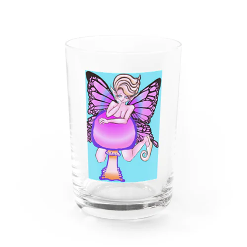 きのこと、妖精。 Water Glass