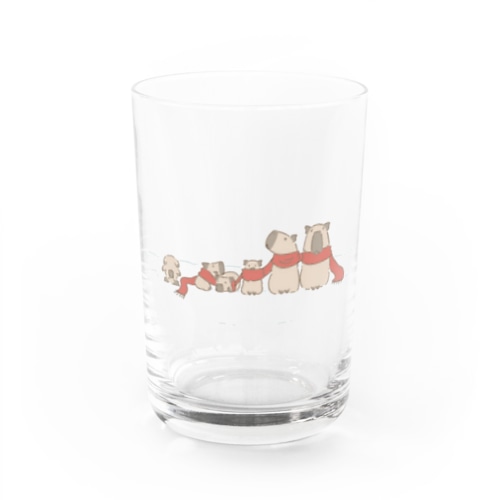 真冬のカピバラ家族 Water Glass