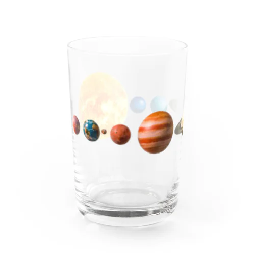 壮大な宇宙！太陽系惑星シリーズ Water Glass