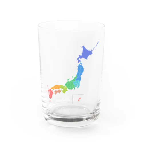 日本地図柄シリーズ Water Glass