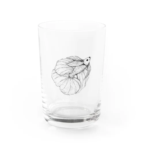 うさぎみたいなベタ Water Glass