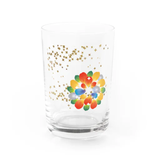 マヤイロ 5色 Flower Water Glass