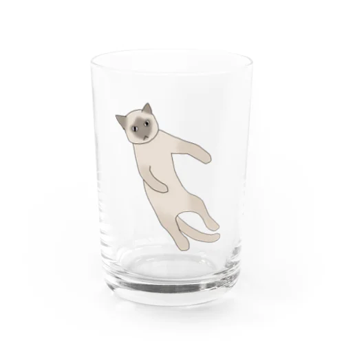 運ばれオリ坊（左向き） Water Glass