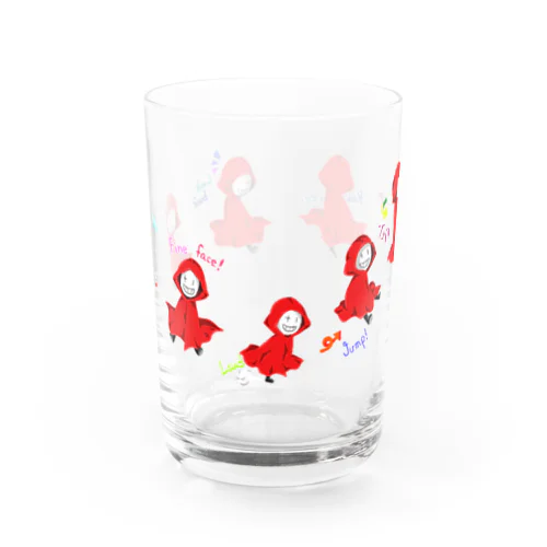 Joker step Grass Water Glass