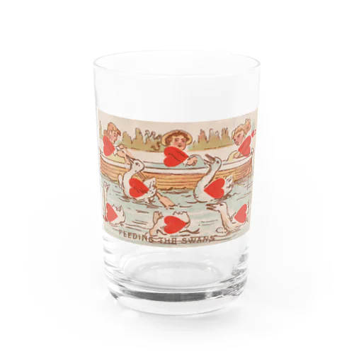 Eight of Hearts -1889 Water Glass