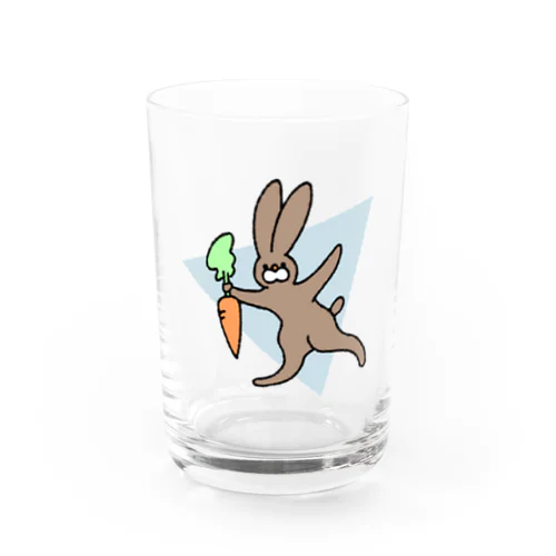 うさぎはぶにんじん Water Glass