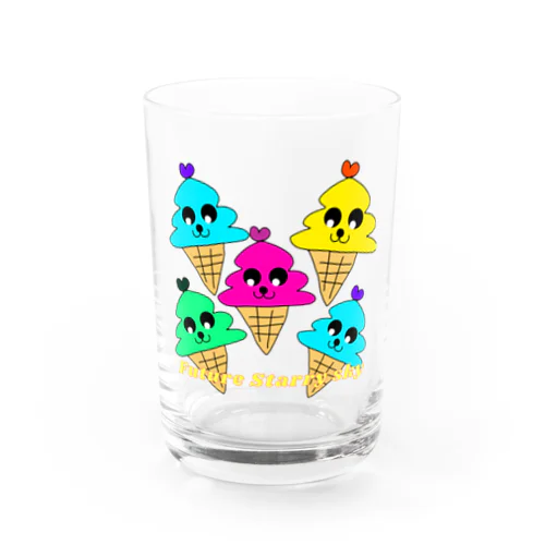 ソフトクリーム🍦 Water Glass