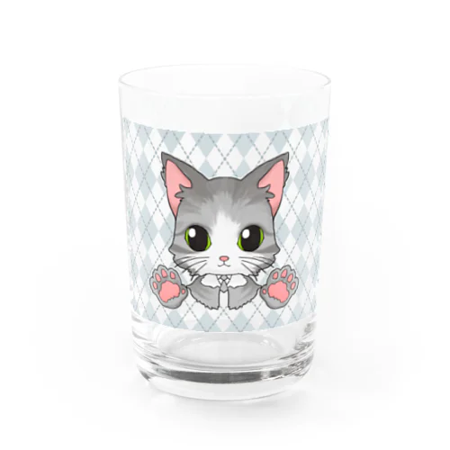 フォレストキャットくん Water Glass