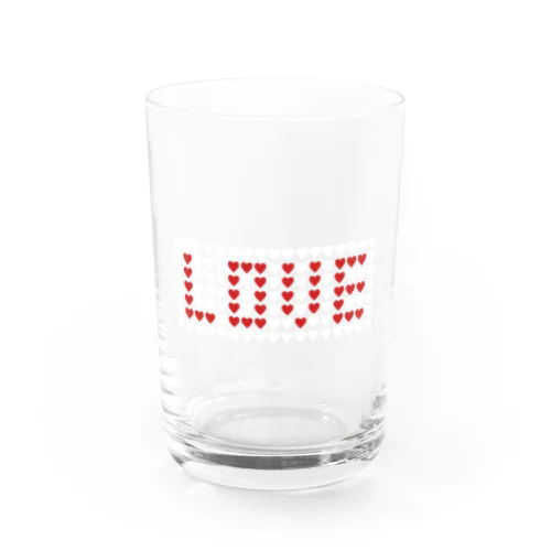 ドット絵LOVE Water Glass