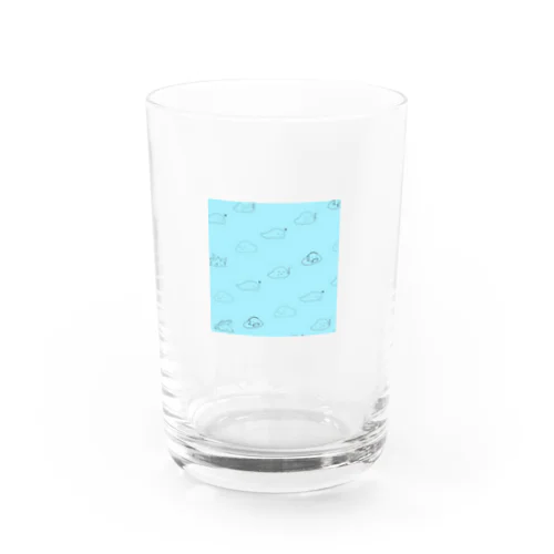 本好パパの線画スライムさん Water Glass