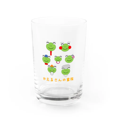 かえるさんの家族 Water Glass