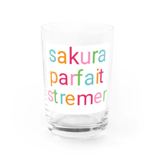 サクラパフェオリジナルグッズ Water Glass