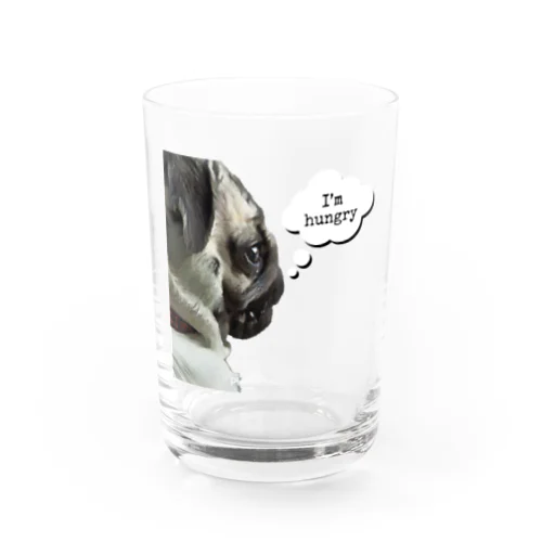 はらぺこパグ Water Glass