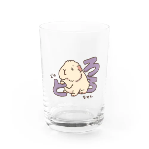 I'm とろろちゃん Water Glass