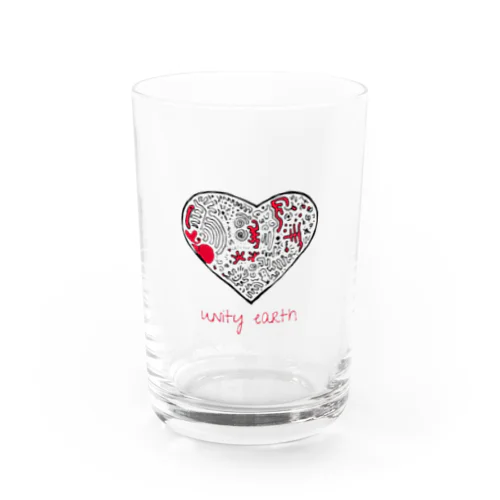 unity earthロゴitem Water Glass