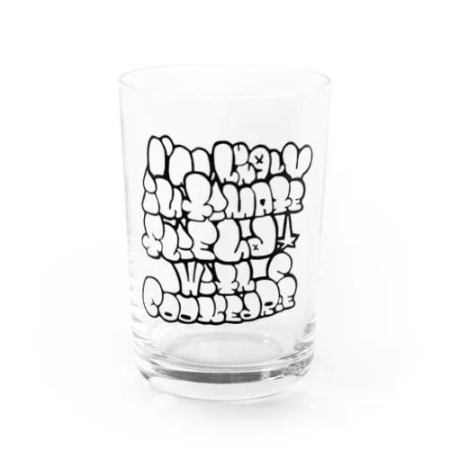 I'm hungry Water Glass
