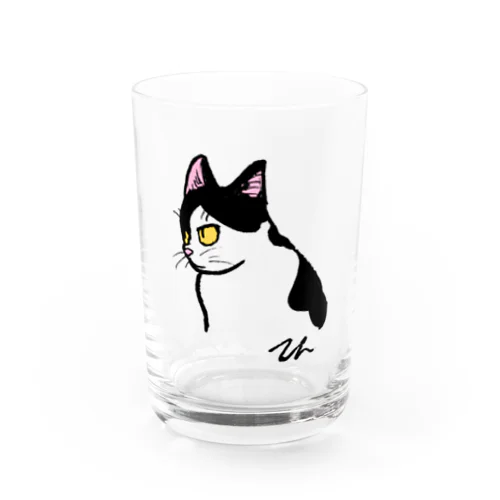 猫のテン Water Glass