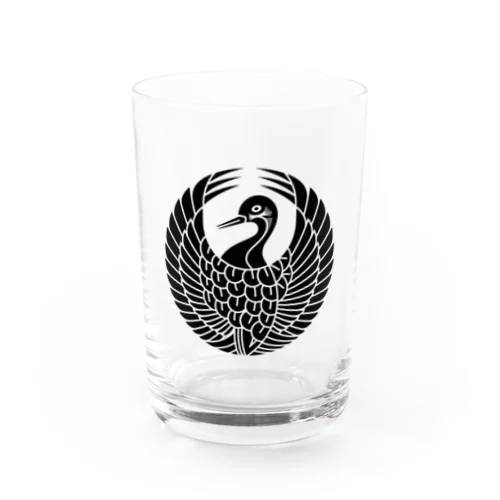  Mori family traditional crane Water Glass