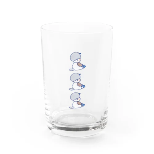 アオアシカツオドリぼうや Water Glass