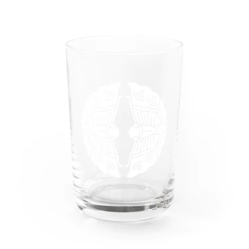 大谷吉継/対い蝶/ホワイト Water Glass