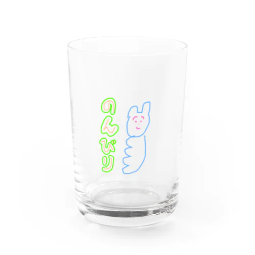 へびにゃん（のんびり） Water Glass